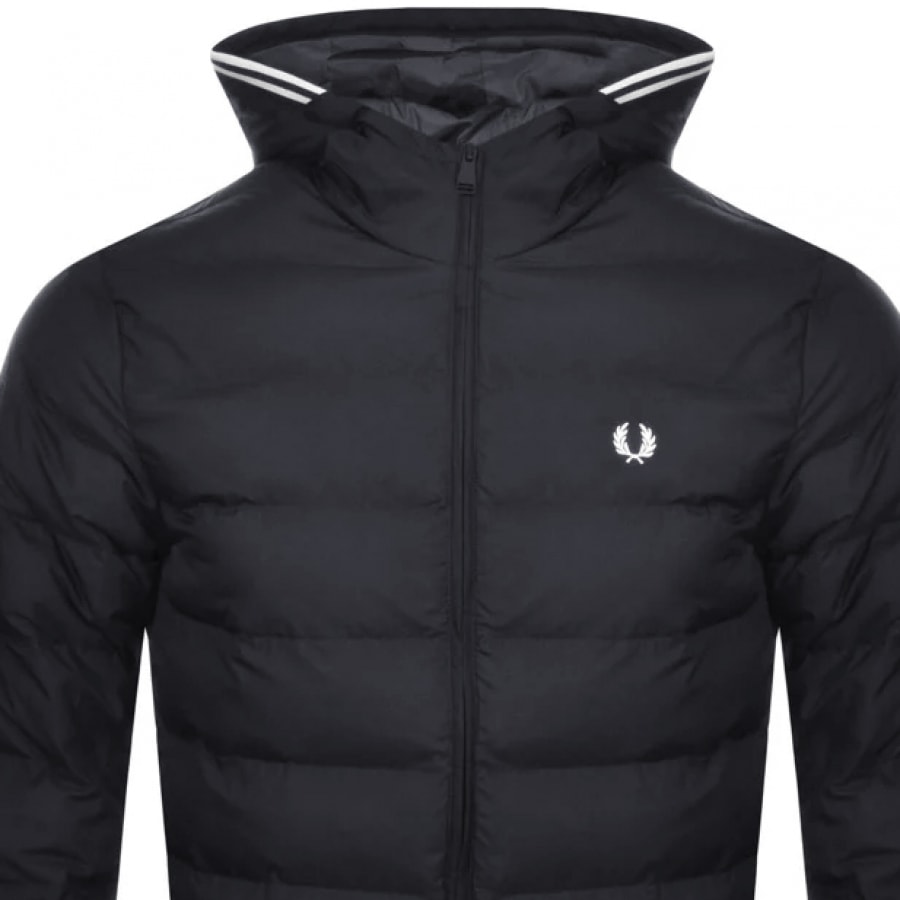 Alternative Image for ProductFred Perry Full Zip Padded Jacket Navy2